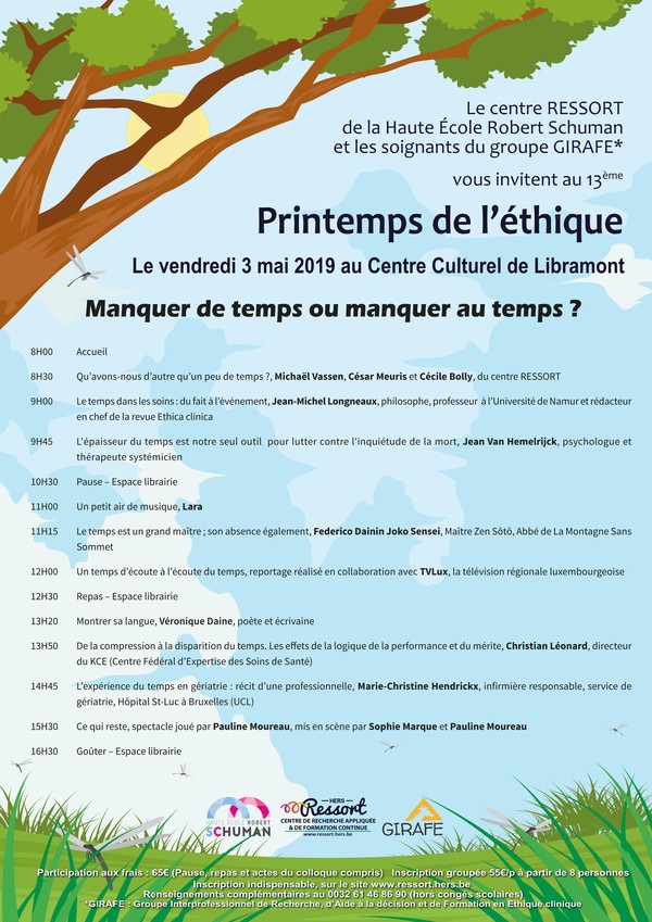 Affiche du Printemps de l'Éthique 2021